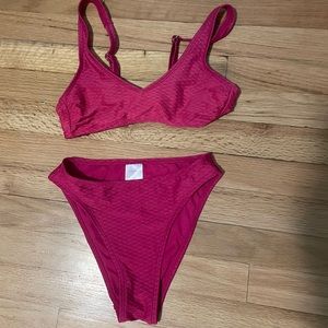 Pink bikini